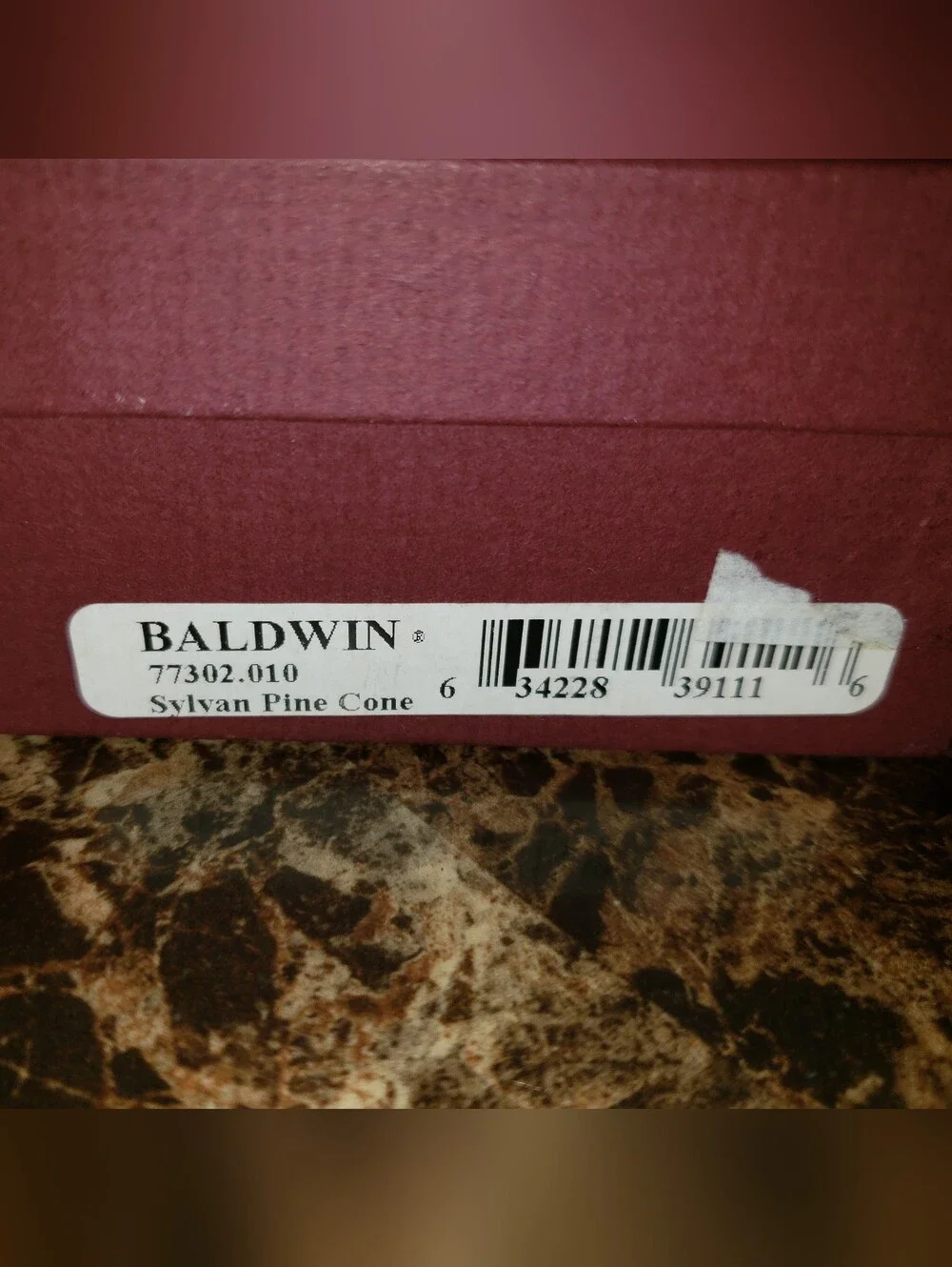 Baldwin 24 Kt. Gold Finished Brass 